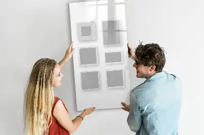 Tableau magnétique effaçable à sec cadres photo