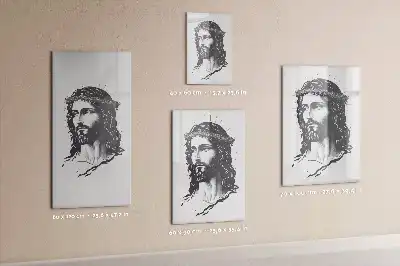 Tableau magnétique effaçable à sec représentant Jésus-Christ