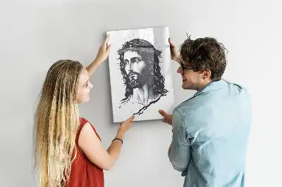 Tableau magnétique effaçable à sec représentant Jésus-Christ