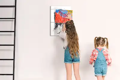 Tableau magnétique effaçable à sec représentant Jésus-Christ
