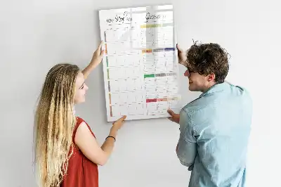 Programme de repas hebdomadaire magnétique tableau effaçable à sec