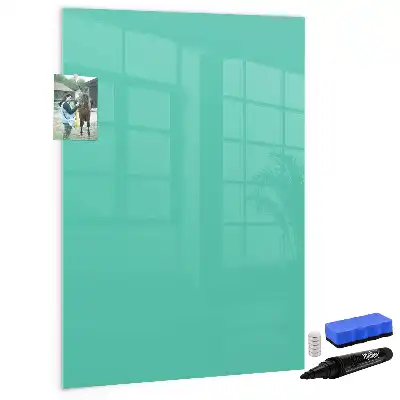 Tableau magnétique effaçable à sec turquoise