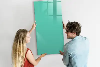 Tableau magnétique effaçable à sec turquoise