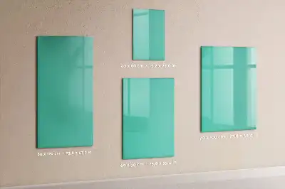 Tableau magnétique effaçable à sec turquoise