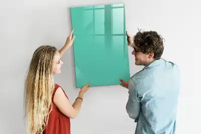 Tableau magnétique effaçable à sec turquoise
