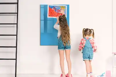 Tableau effaçable à sec magnétique de couleur bleue