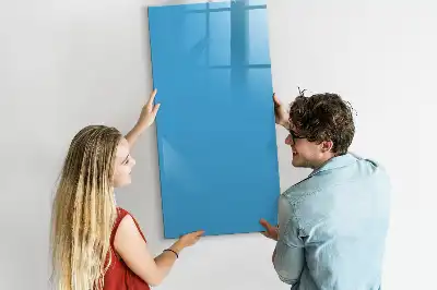 Tableau effaçable à sec magnétique de couleur bleue