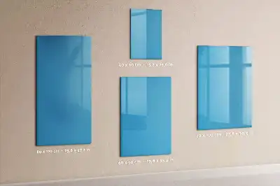 Tableau effaçable à sec magnétique de couleur bleue