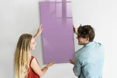 Tableau effaçable à sec magnétique de couleur lilas