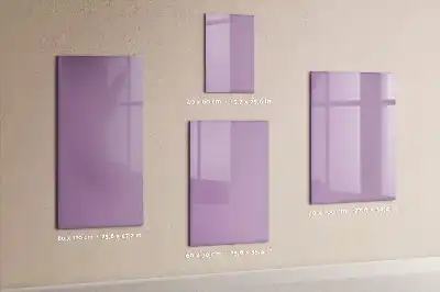 Tableau effaçable à sec magnétique de couleur lilas