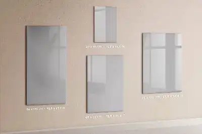 Tableau magnétique effaçable à sec couleur gris clair