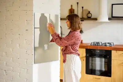 Tableau effaçable à sec magnétique couleur beige