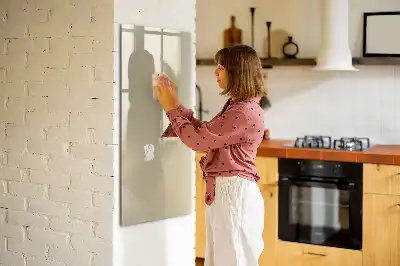 Tableau effaçable à sec magnétique couleur beige