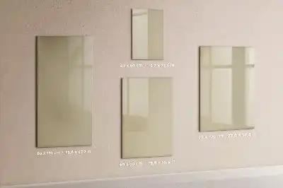 Tableau effaçable à sec magnétique couleur beige