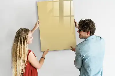 Tableau magnétique effaçable à sec couleur crème