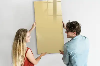 Tableau magnétique effaçable à sec couleur crème