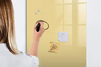 Tableau magnétique effaçable à sec couleur crème