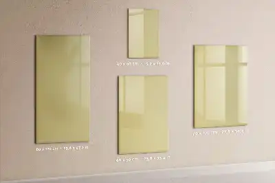 Tableau magnétique effaçable à sec couleur crème