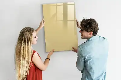 Tableau magnétique effaçable à sec couleur crème