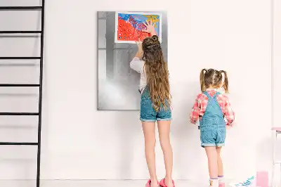 Tableau effaçable à sec magnétique effet éclats métalliques