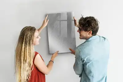 Tableau effaçable à sec magnétique effet éclats métalliques