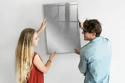 Tableau effaçable à sec magnétique effet éclats métalliques
