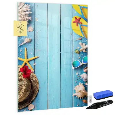 Tableau magnétique effaçable à sec kit de plage