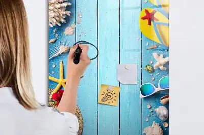 Tableau magnétique effaçable à sec kit de plage