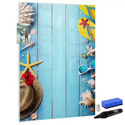 Tableau magnétique effaçable à sec kit de plage