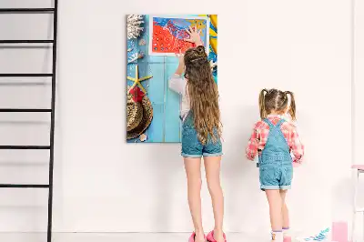Tableau magnétique effaçable à sec kit de plage