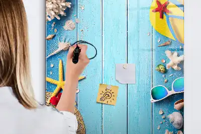 Tableau magnétique effaçable à sec kit de plage