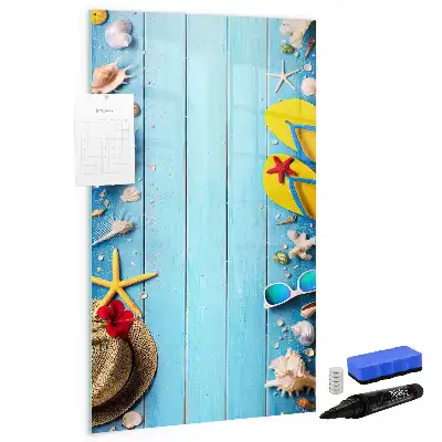 Tableau magnétique effaçable à sec kit de plage