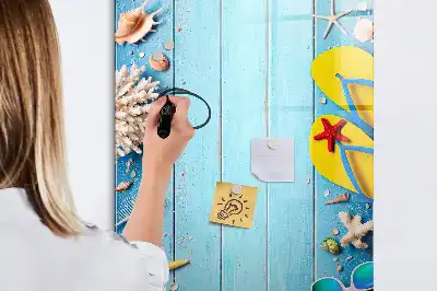 Tableau magnétique effaçable à sec kit de plage