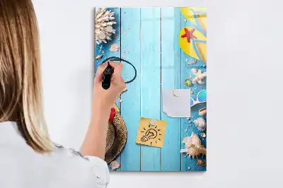 Tableau magnétique effaçable à sec kit de plage