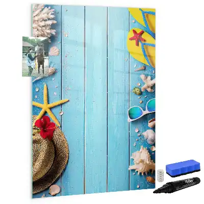 Tableau magnétique effaçable à sec kit de plage