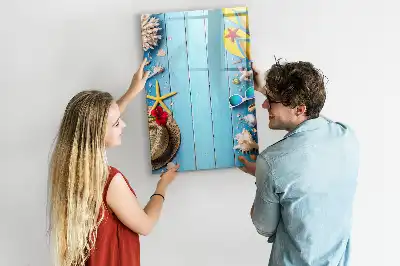 Tableau magnétique effaçable à sec kit de plage