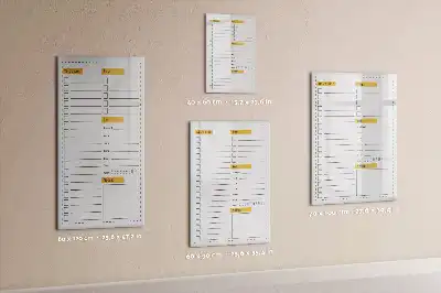 Tableau magnétique effaçable à sec pour liste de tâches
