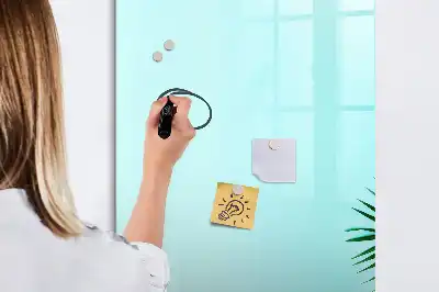 Tableau magnétique effaçable à sec motif feuilles exotiques