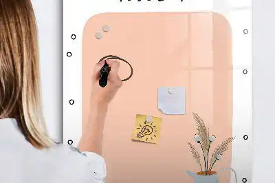 Tableau effaçable à sec magnétique liste de tâches