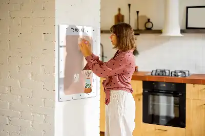 Tableau effaçable à sec magnétique liste de tâches