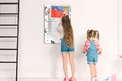 Tableau magnétique effaçable à sec liste décorative