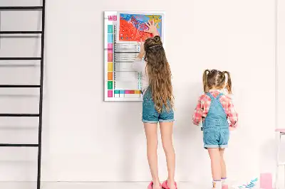 Planificateur de repas hebdomadaire tableau effaçable à sec magnétique