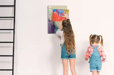 Tableau effaçable à sec magnétique marbre coloré