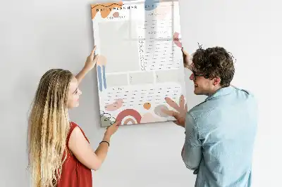Tableau magnétique effaçable à sec planificateur quotidien