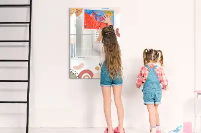 Tableau magnétique effaçable à sec planificateur quotidien