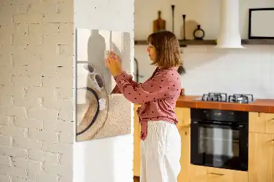 Tableau effaçable à sec magnétique modèle Banc de sable