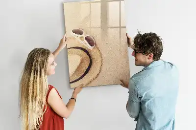 Tableau effaçable à sec magnétique modèle Banc de sable