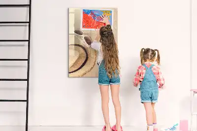 Tableau effaçable à sec magnétique modèle Banc de sable