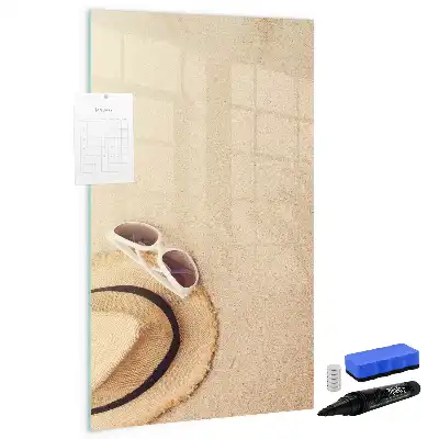 Tableau effaçable à sec magnétique modèle Banc de sable