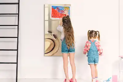 Tableau effaçable à sec magnétique modèle Banc de sable